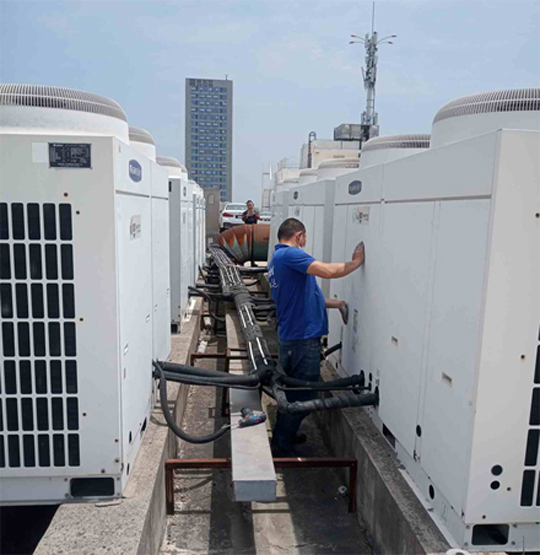 射阳中央空调制热和不制冷系统维修方法